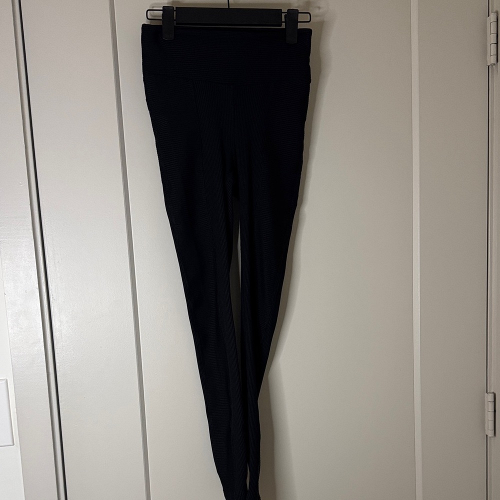 Year of Ours Ribbed Black Leggings